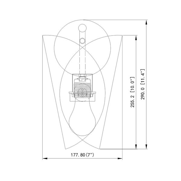 Z-Lite Salone 1-Light Wall Sconce - Matte White