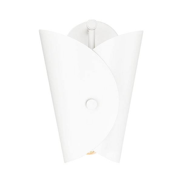 Z-Lite Salone 1-Light Wall Sconce - Matte White
