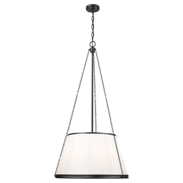 Z-Lite Madeline 6-Light Steel Pendant - Matte Black