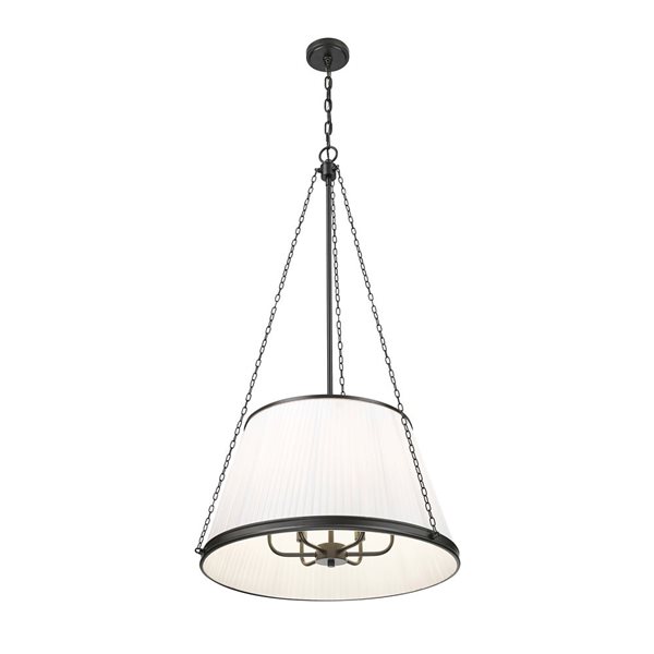 Z-Lite Madeline 6-Light Steel Pendant - Matte Black