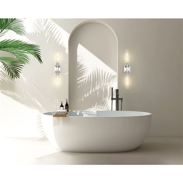 Z-Lite Beau 2-Light Wall Sconce - Polished Nickel