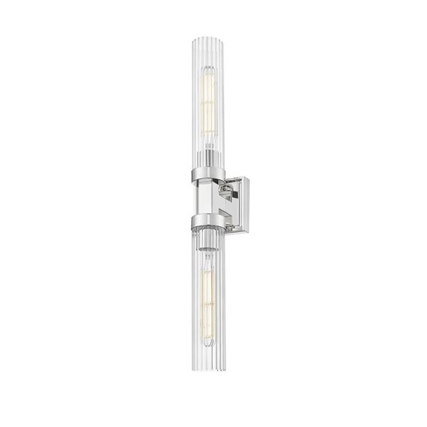 Z-Lite Beau 2-Light Wall Sconce - Polished Nickel