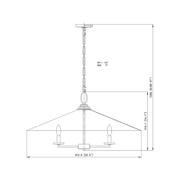 Z-Lite Rialto 6-Light Steel Pendant - Matte Black