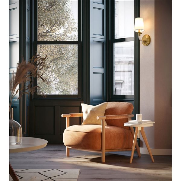 Z-Lite Katerina 1-Light Wall Sconce - Rubbed Brass