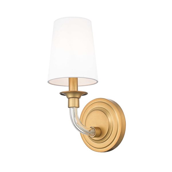 Z-Lite Katerina 1-Light Wall Sconce - Rubbed Brass