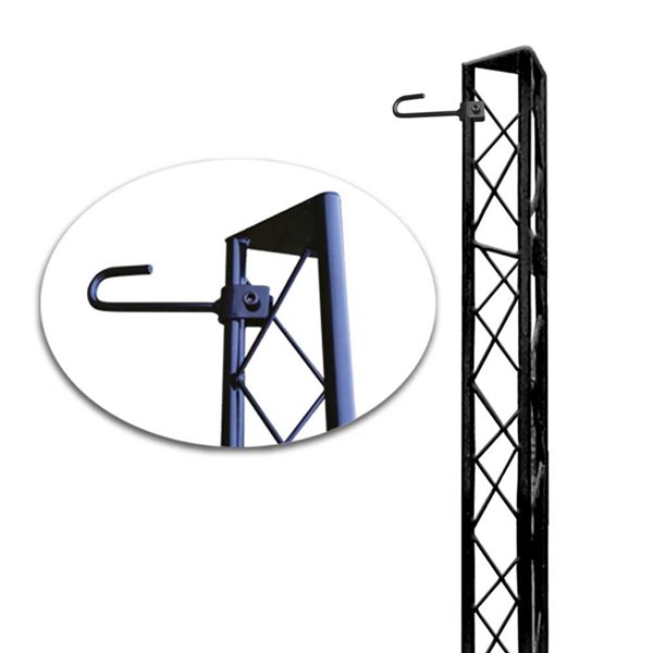 Pylex Steel 16-ft Clothesline Post - Black