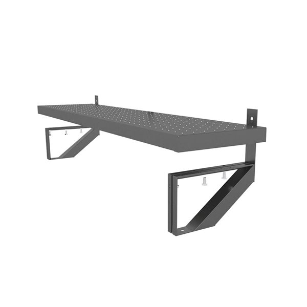 Pylex 1-Step 48-in Steel Staircase Kit - Black