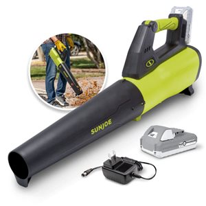 Sun Joe 24-Volt 385-CFM 2.0 ATurbine Cordless Jet Blower