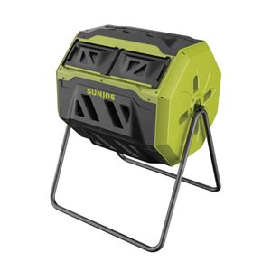 Sun Joe All-Season Outdoor Tumbling Composter w/ 159-L Dual Chamber