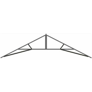 LIFETIME Grey Steel 11-ft Shed Snow Load Roof Kit
