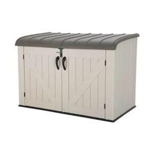 LIFETIME 4 W x 5-ft L Horizontal Grey Resin Storage Shed