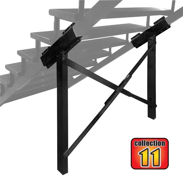 Pylex COLLECTION 11 White 102.5 L x 1.5-in W 10-Steps 10 1/4-in Aluminum Stair Stringer