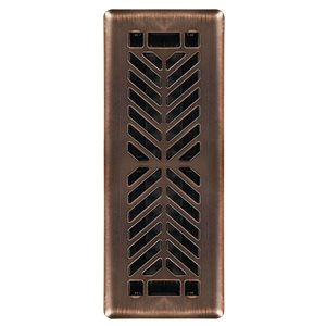 Registre de plancher Floor Choice bronze huilé 3 x 10 po