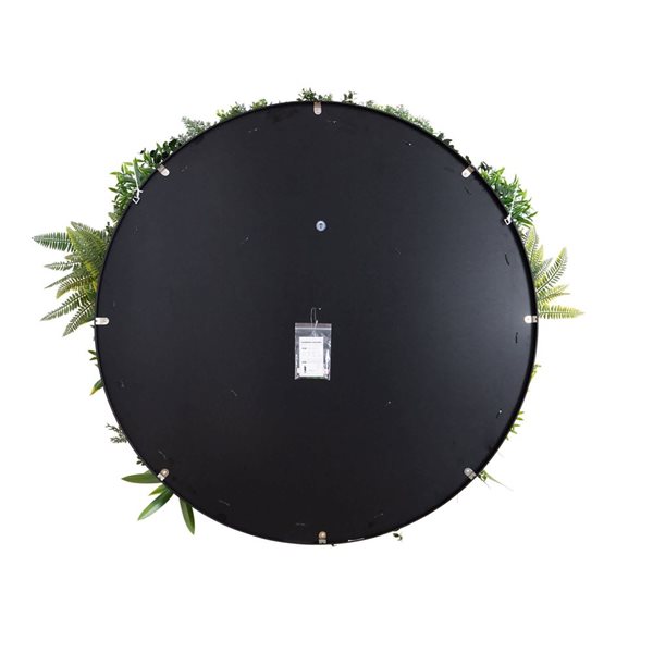 Nearly Natural Artificial Amazon Rainforest Plant Wall Art with Black Frame for Indoor and Outdoor - 38-in