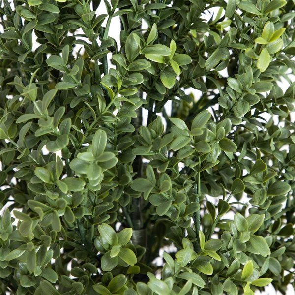 Nearly Natural Artificial Boxwood Topiary Tree UV-Resistant for Indoor and Outdoor - 6-ft