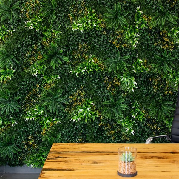 Nearly Natural Artificial Hawaiian Islands Plant Wall Art for Indoor and Outdoor - 40 x 40-in