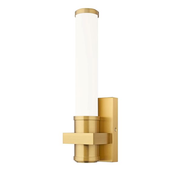 Z-Lite Idris Brushed Gold 1-Light Wall Sconce