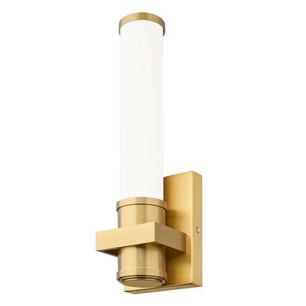 Z-Lite Idris Brushed Gold 1-Light Wall Sconce