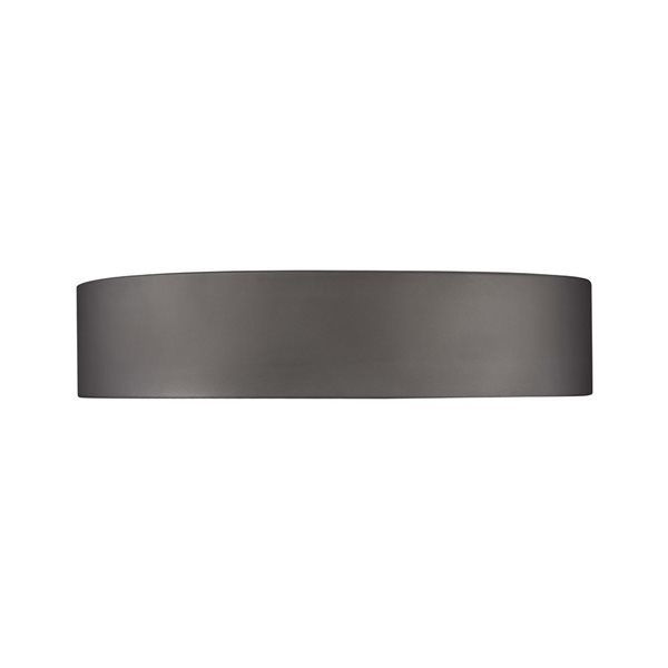 Z-Lite Coronado Brushed Bronze Round 1-Light Flush-Mount Ceiling Light