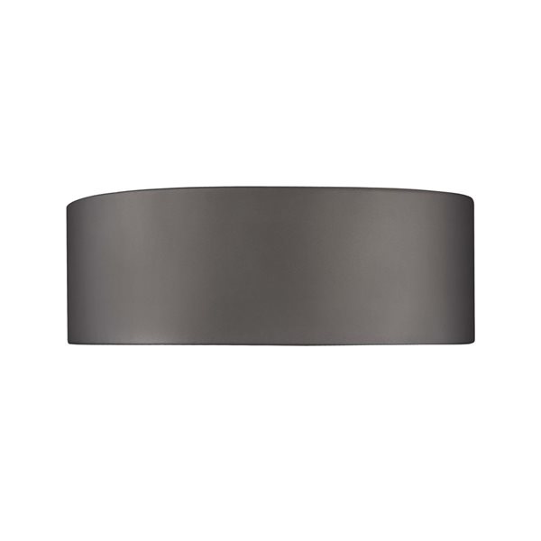 Z-Lite Coronado Brushed Bronze Round 1-Light Flush-Mount Ceiling Light