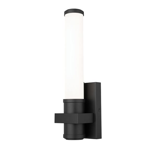 Z-Lite Idris Matte Black 1-Light Wall Sconce