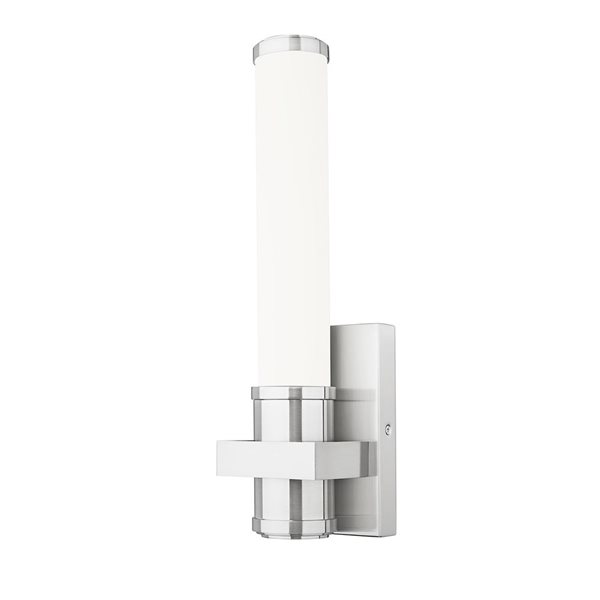 Z-Lite Idris Brushed Nickel 1-Light Wall Sconce