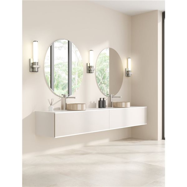 Z-Lite Idris Brushed Nickel 1-Light Wall Sconce