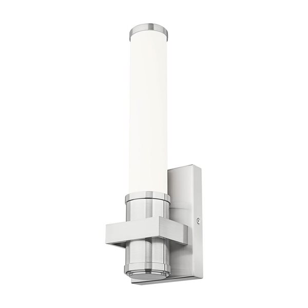 Z-Lite Idris Brushed Nickel 1-Light Wall Sconce