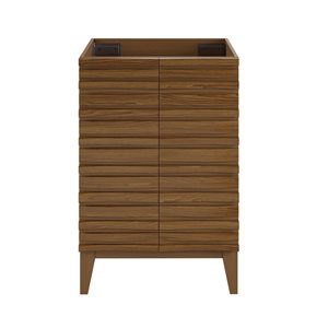 Swiss Madison Vincennes 24-in 2-Door MDF Bathroom Vanity in Brown Oak - Cabinet  Only