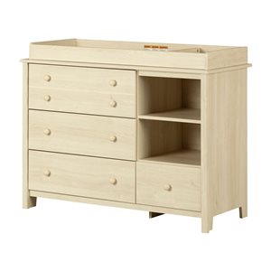 South Shore Furniture Little Smileys Bleached Oak Changing Table with Station