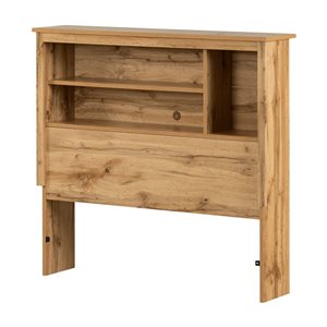 South Shore Furniture Tassio Nordik Oak Bookcase Headboard