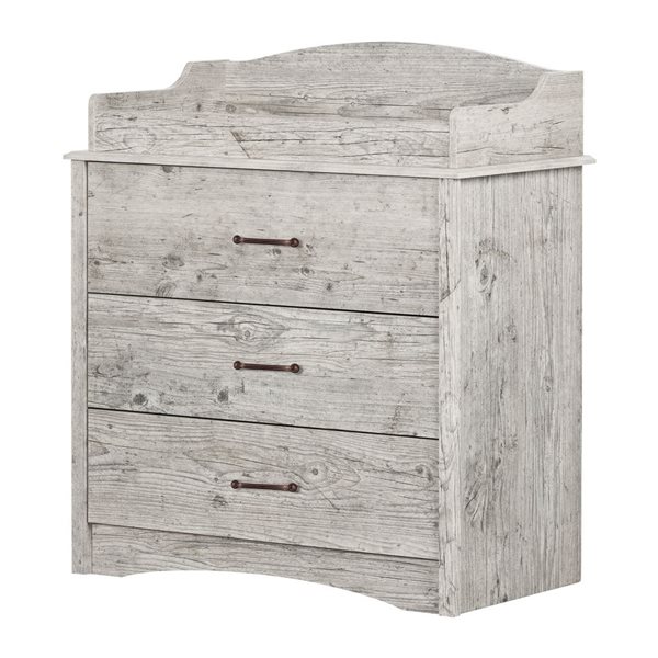 South Shore Furniture Helson Pine 3-Drawer Changing Table