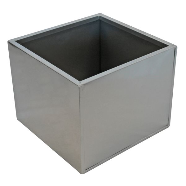 Blooms Steel Planter - Silver