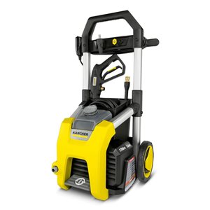 Laveuse à pression électrique à fil Kärcher K1700 1700 lb/po² TruPressure avec 3 buses et réservoir de détergent inté…