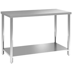 HomCom Heavy-Duty Stainless Steel Preparation Table