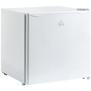 HomCom 1.1-ft³ Compact Mini Freezer w/ Adjustable Temperature - White