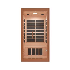 Westinghouse 72 H x 36 D x 39-in W Hemlock Fir Wood Frame 1-Person Infrared Sauna