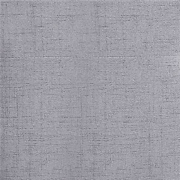 Brassex Leo Silver Queen Platform Bed