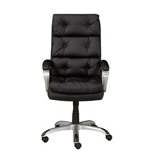 Chaise de bureau ergonomique Vincent par Brassex noir