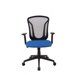 Chaise de bureau ergonomique Joshua par Brassex bleu
