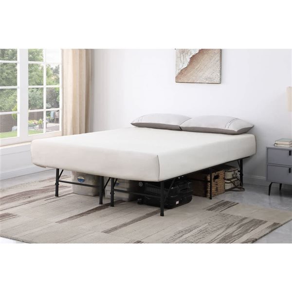Brassex Mason Black Twin Bed Frame