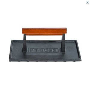 Presse pour plaque de cuisson en fonte Soft Touch Pit Boss 8 l. x 3 po L. noir