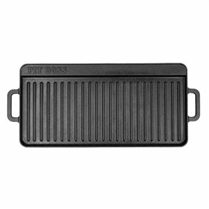 Plaque de cuisson en fonte Pit Boss 31 l. x 14 po L. en noir