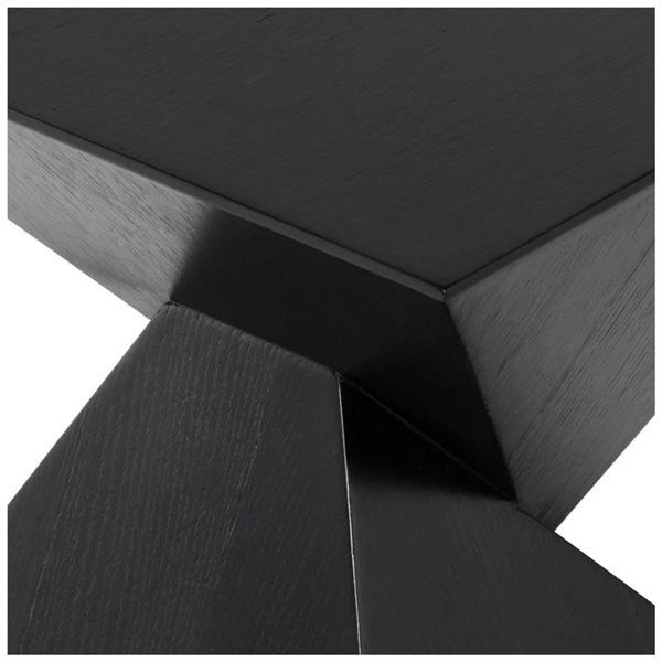 TAKE ME HOME Giza Square Veneered Wood Side Table - Black