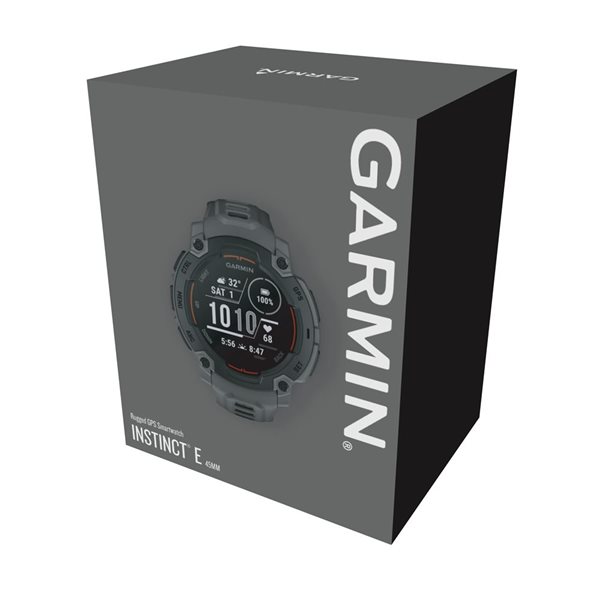 Garmin Instinct E GPS Smartwatch 45-mm - Charcoal