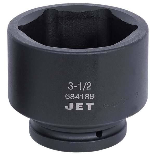 JET 1-in Drive x 3-1/2-in Regular SAE Impact Socket - 6 Points