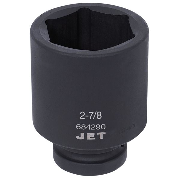 JET 1-in Drive x 2-7/8-in Deep SAE Impact Socket - 6 Points