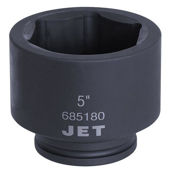 JET 1 1/2-in Drive x 5-in Regular SAE Impact Socket - 6 Points