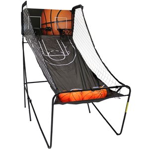 Sunnydaze Decor 81-in Folding Indoor 2-Player Arcade Basketball Game with Scorer