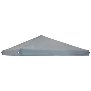 Sunnydaze Decor 12 x 12-ft Gray Fabric Pop-Up Canopy Shade